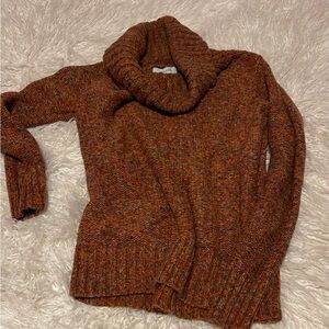 Merona Rust Cowl Neck Sweater